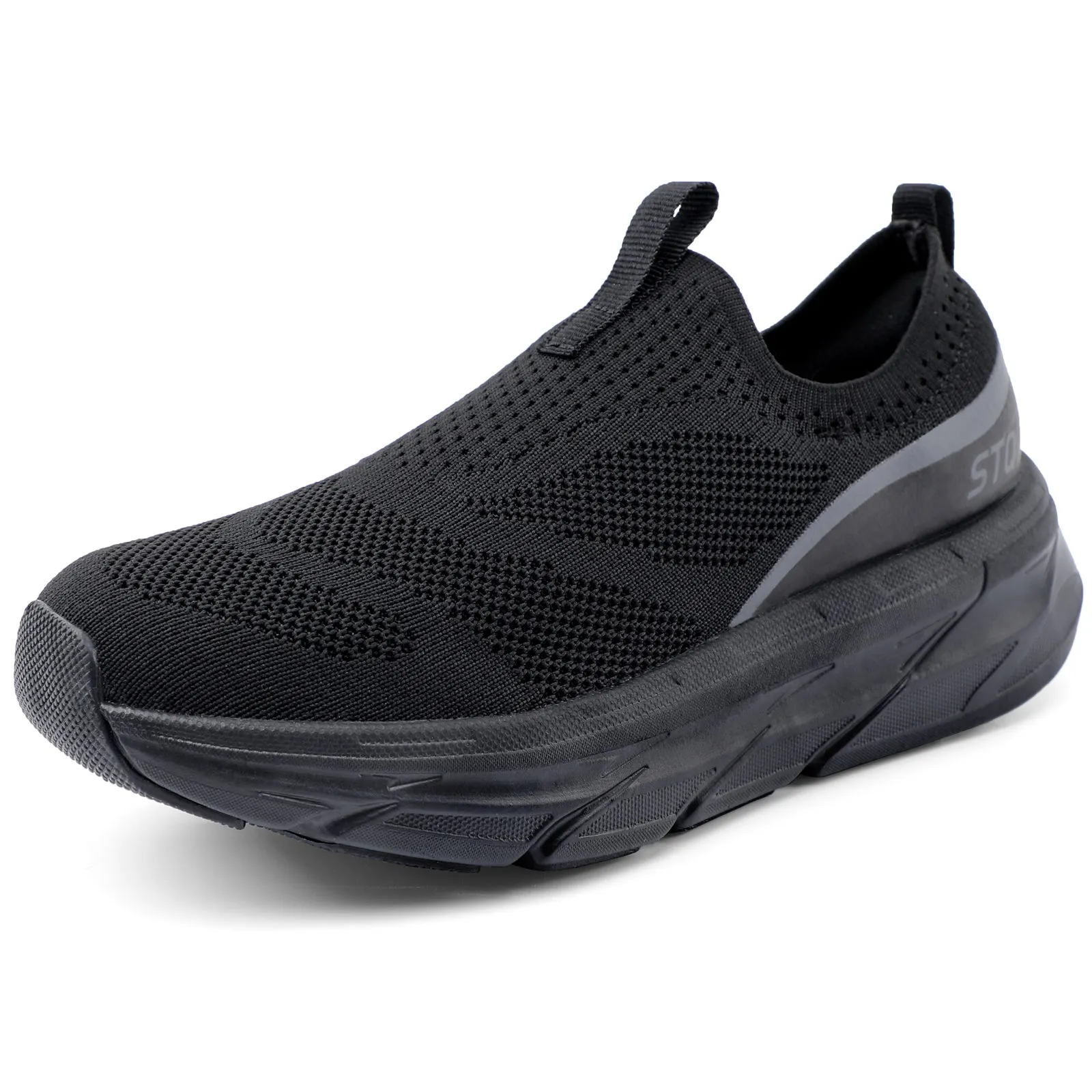 STQ Slip on Sneakers Women Walking Shoes with Arch Support Memory Foam