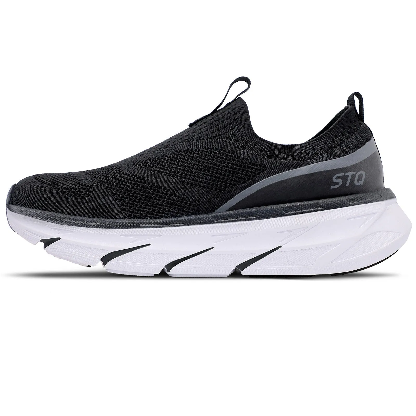 STQ Slip on Sneakers Women Walking Shoes with Arch Support Memory Foam