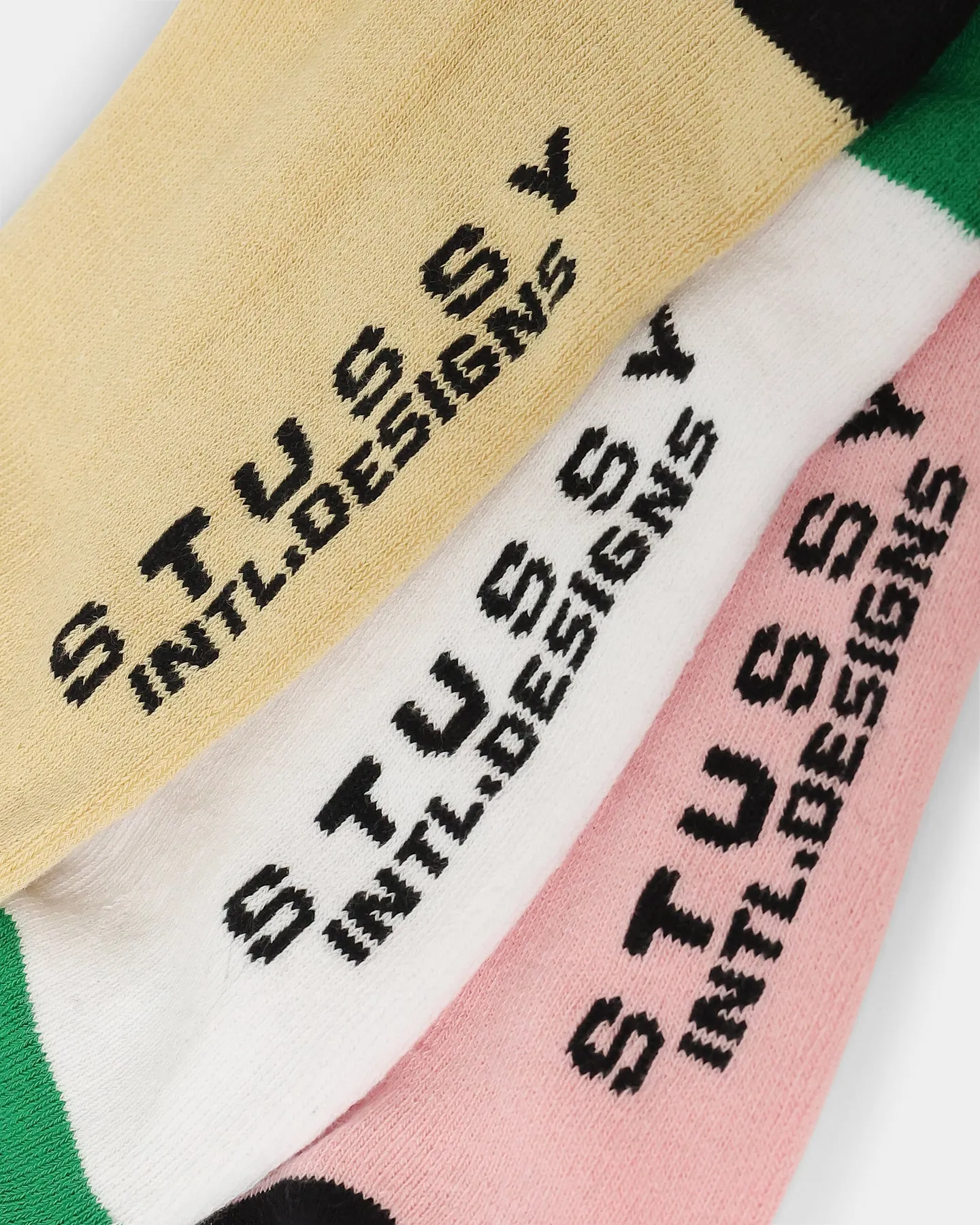 Stussy Intl. Socks 3 Pack Multi-Coloured