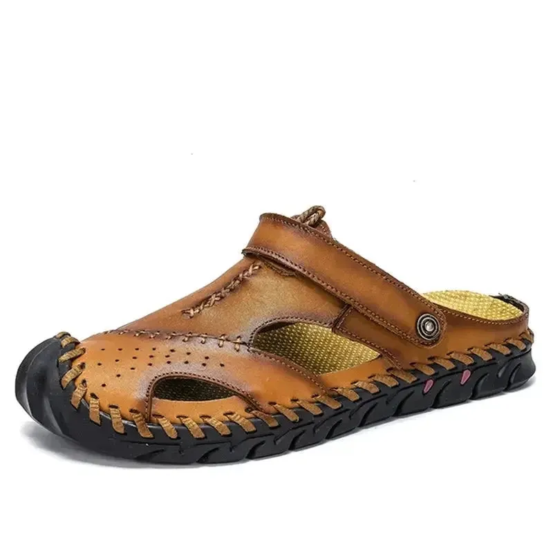 Summer Men Casual Sandals Gladiator Beach Shoes Male Slippers High Quality Brand Beach Shoes Outdoor Sandals Size 47 48