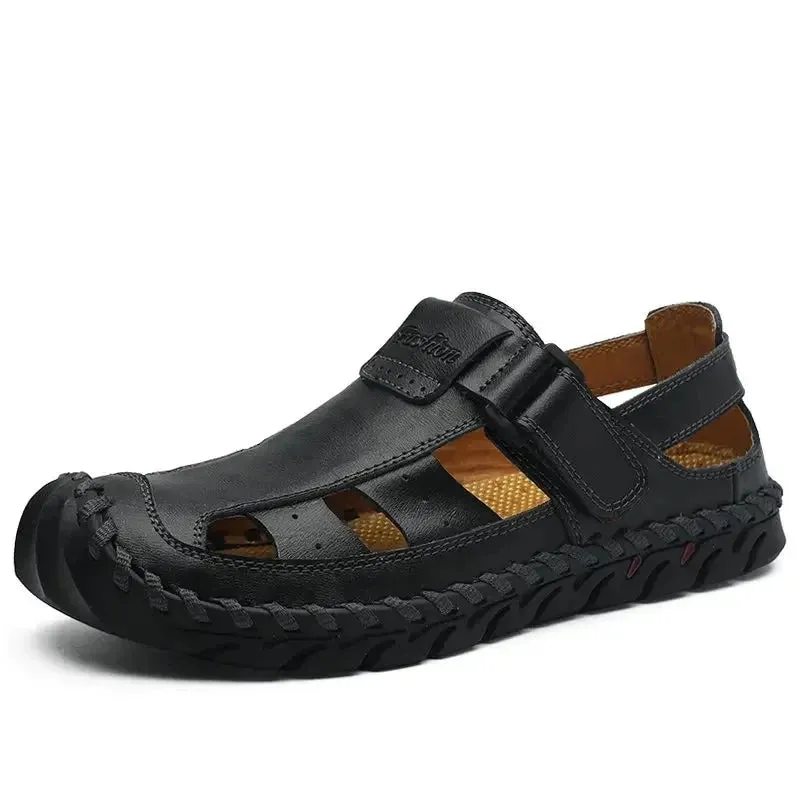 Summer Men Casual Sandals Gladiator Beach Shoes Male Slippers High Quality Brand Beach Shoes Outdoor Sandals Size 47 48