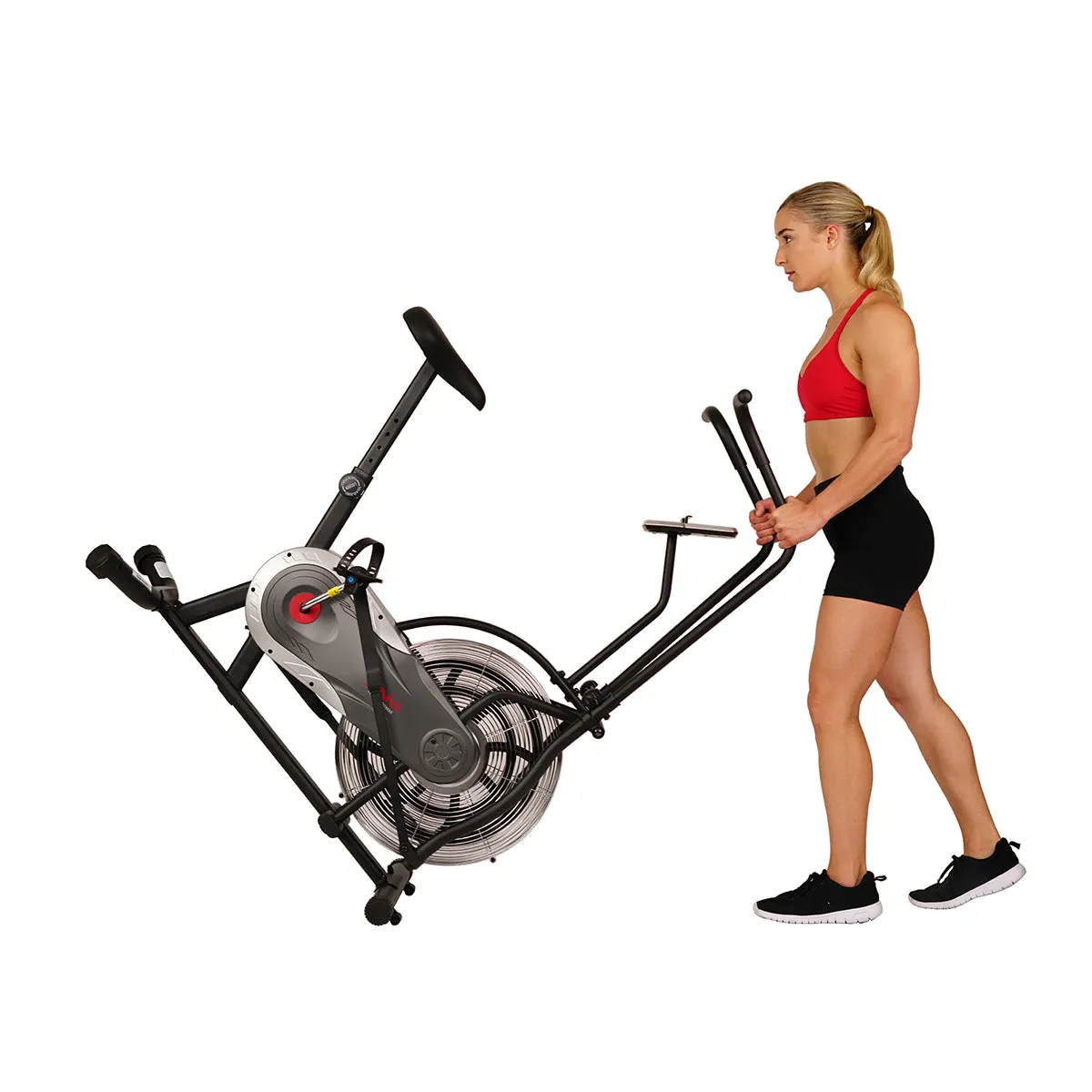 Sunny Strength™ Zephyr Air Bike, Fan Exercise Bike w/ Air Resistance Indoor Cycling