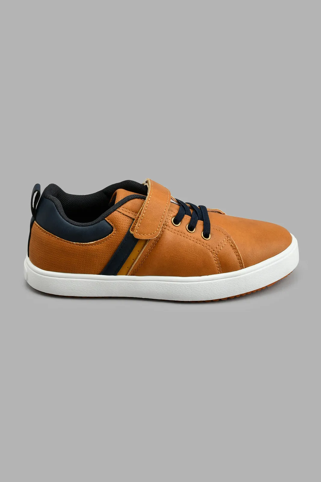 Tan Velcro Sneaker