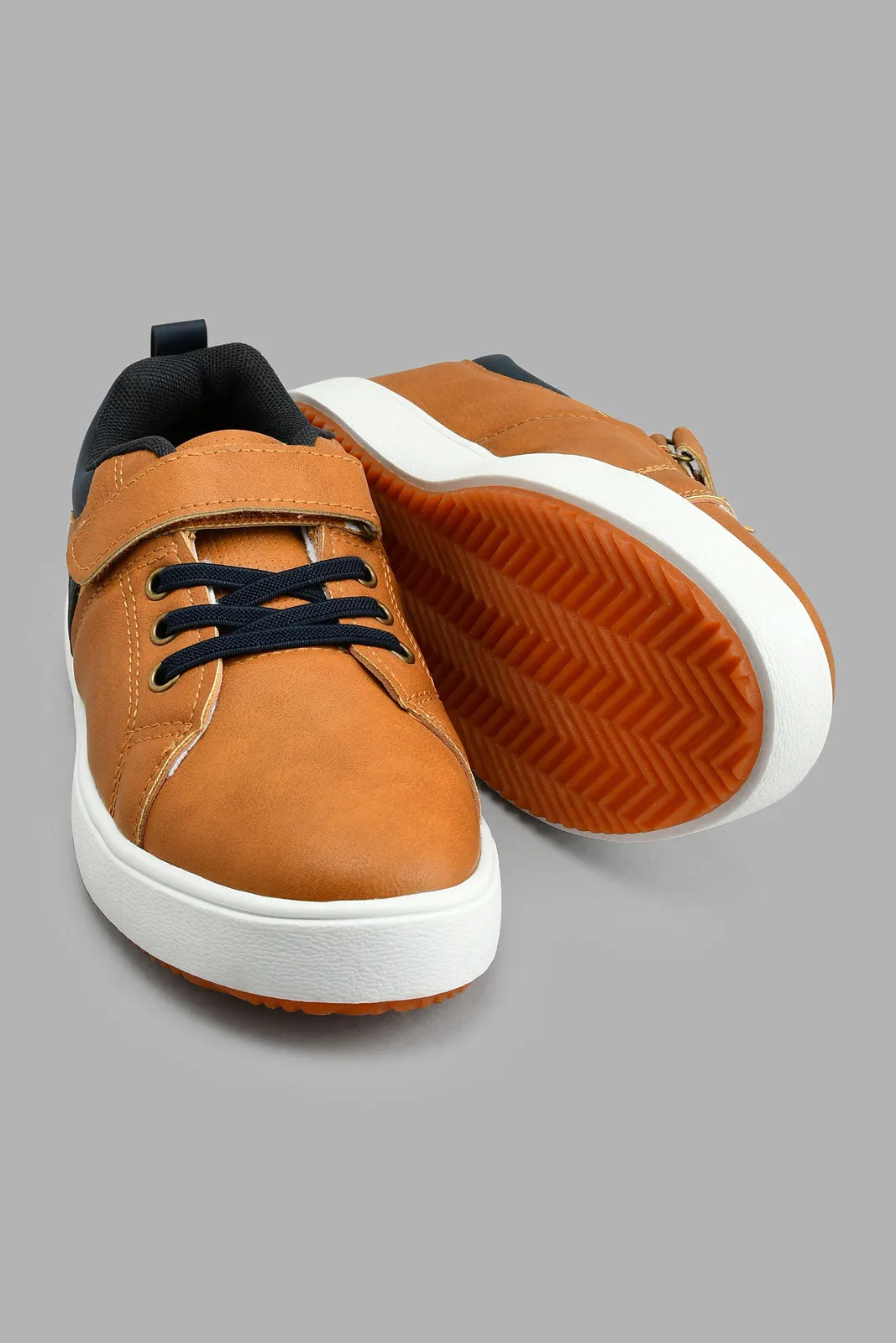 Tan Velcro Sneaker