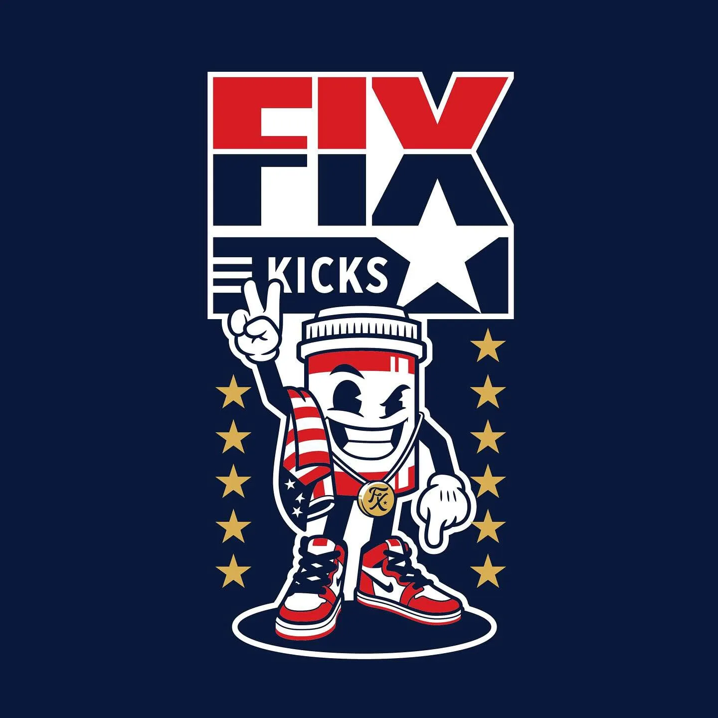 The Fix Kicks "Dream Team" Navy Shirt