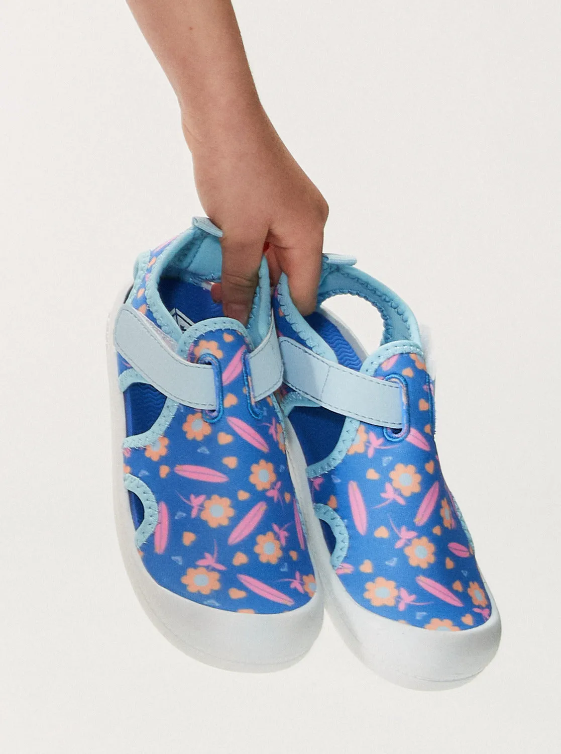 Toddlers Grom Shoes - Blue/Pink