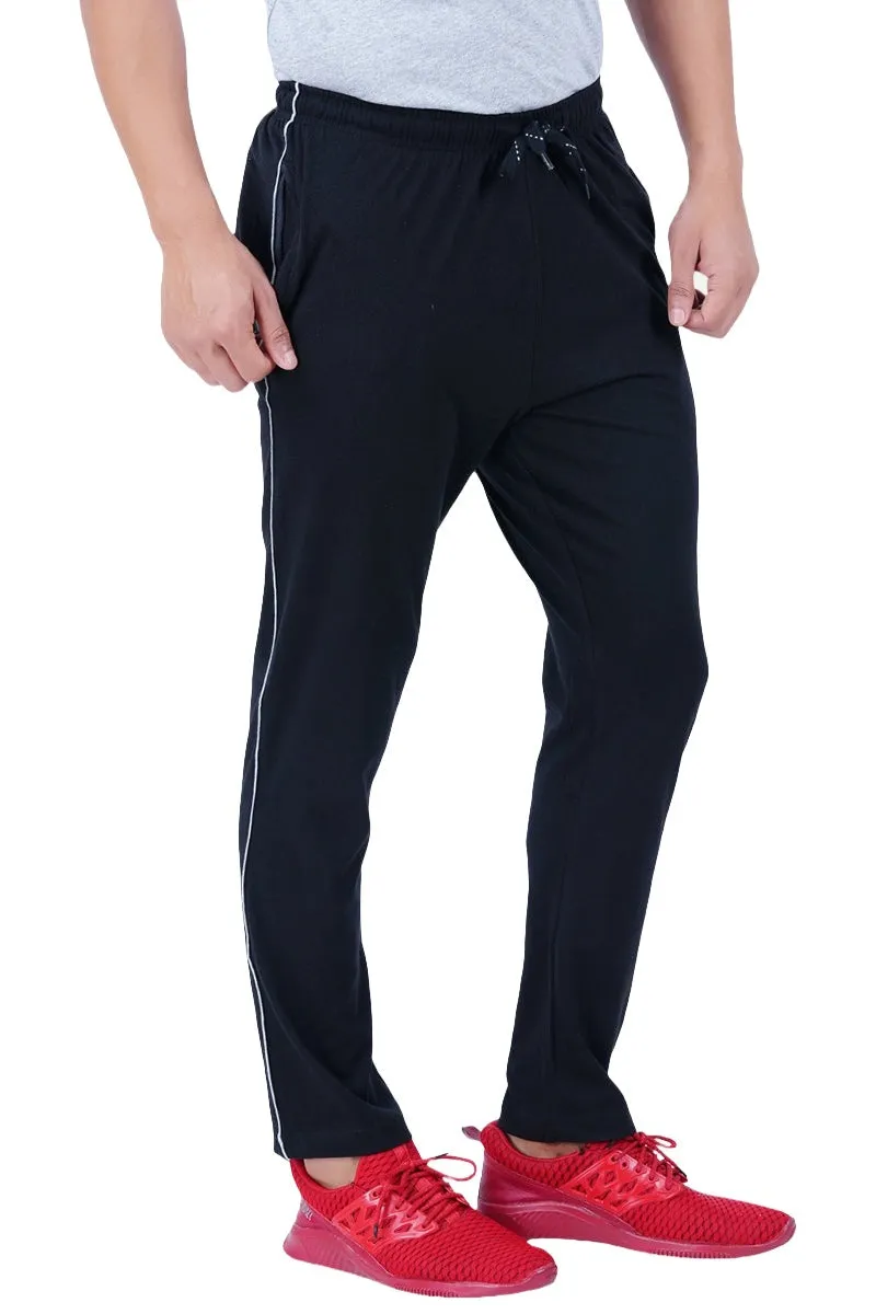 Track Pant - Black Jogging Bottoms For Mens | Ariser