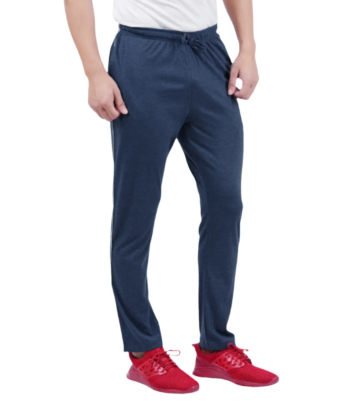 Track Pant - Blue Jogging Bottoms For Mens | Ariser