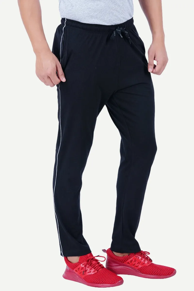 Track Pants - Black Jogging bottoms For Mens | Ariser