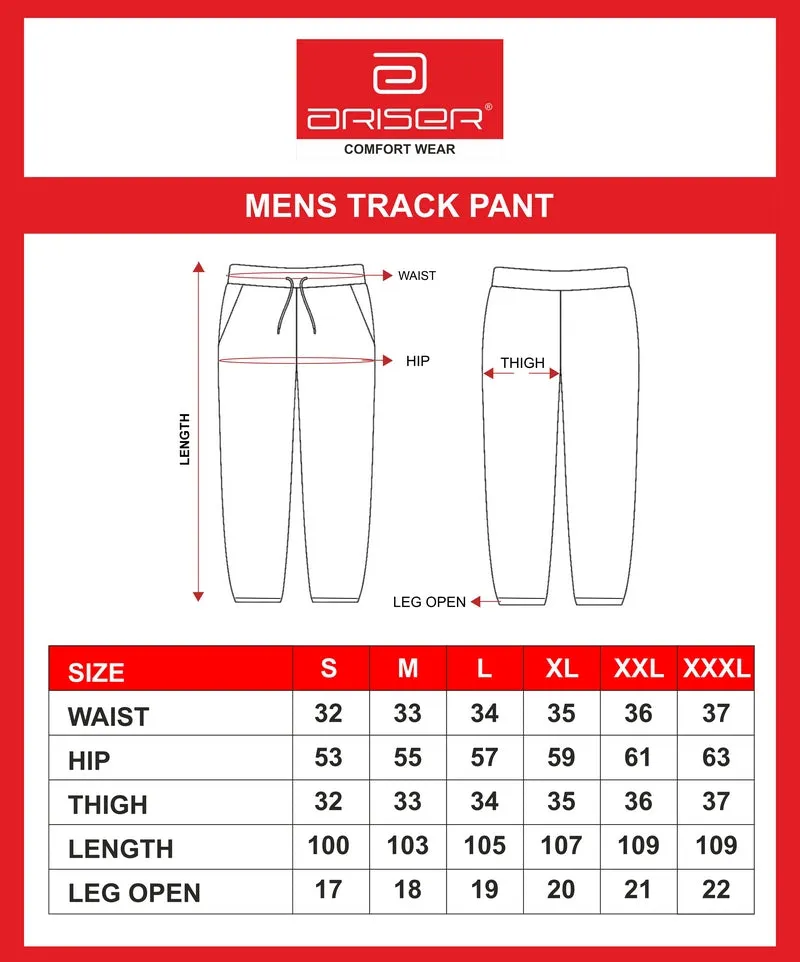 Track Pants - Blue Ocean Jogging bottoms For Mens | Ariser