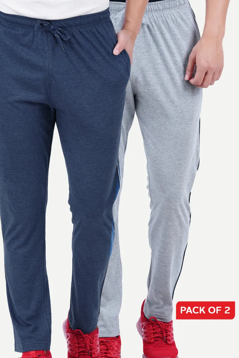 Track Pants - Jogging Bottoms For Mens Combo Pack Of 2 | Ariser