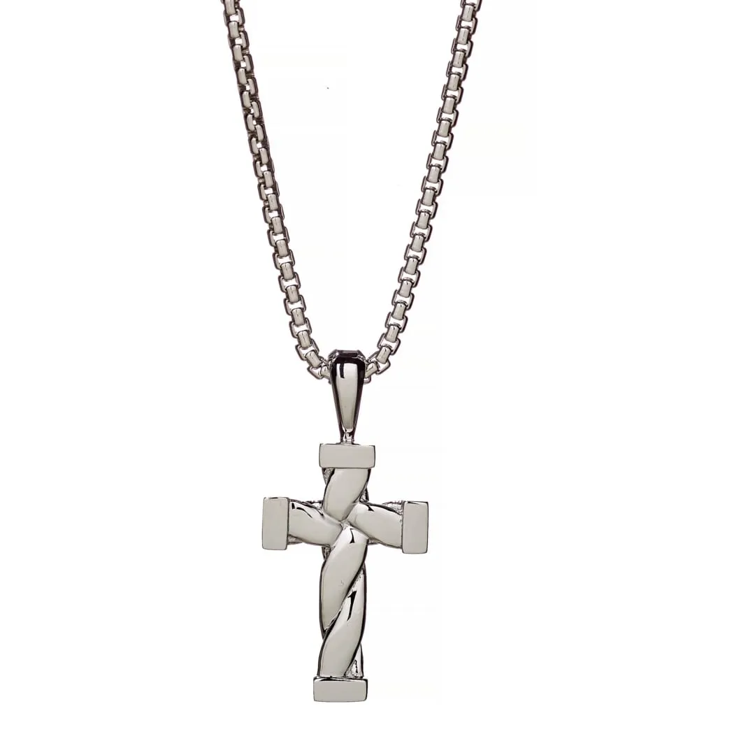 Twisted Cross Necklace