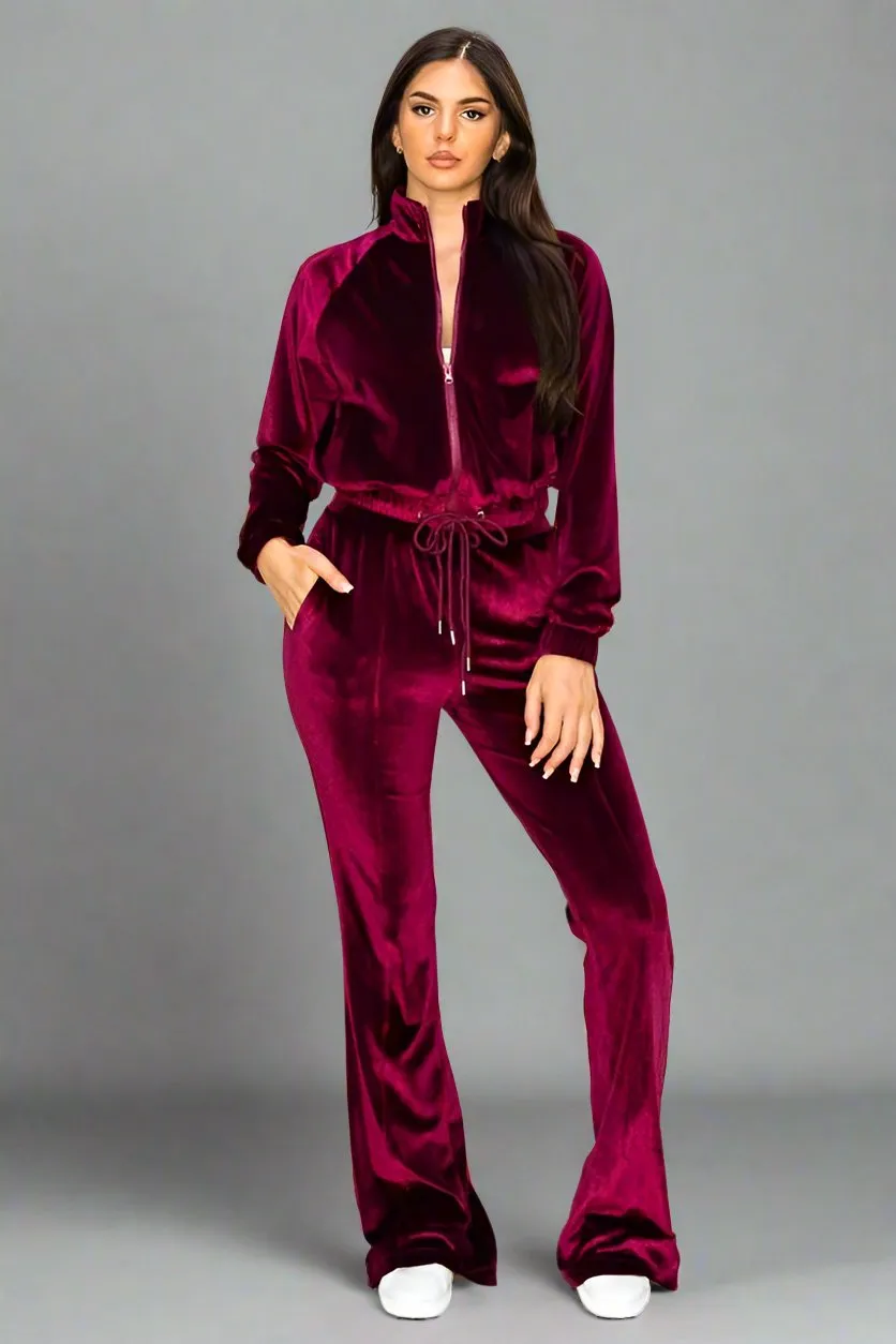 Velvet Flared Track Set