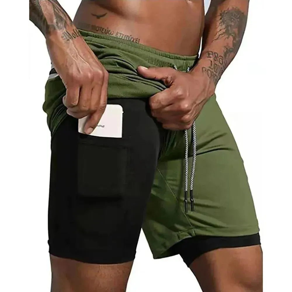 Versatile 2-in-1 Workout and Jogging Shorts