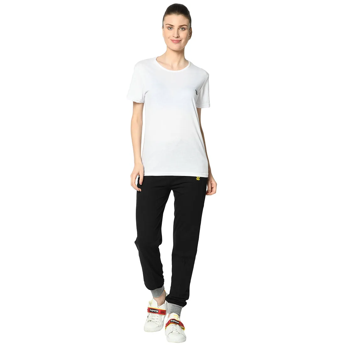 Vimal Jonney Black Trackpant For Women's