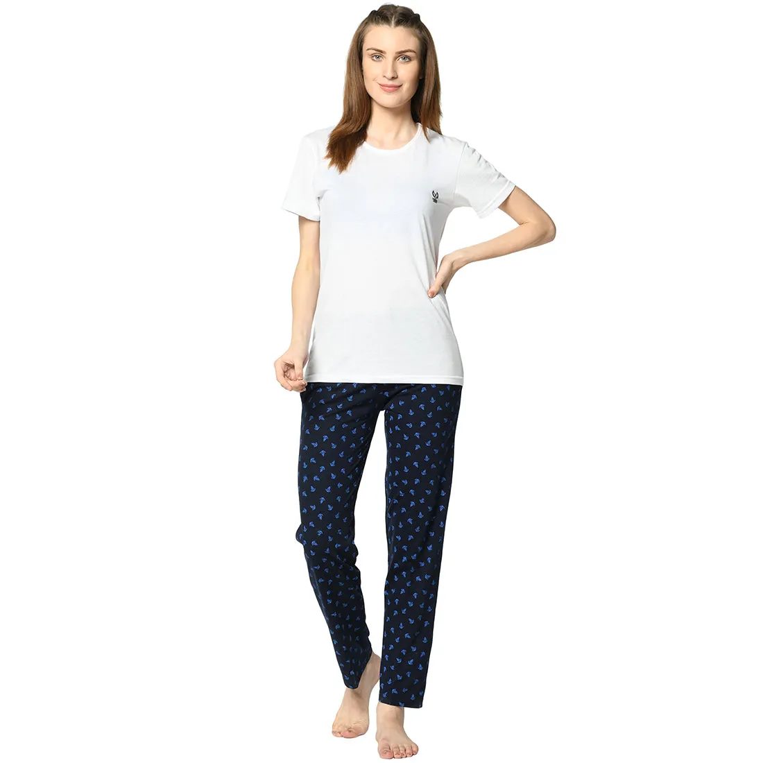 Vimal Jonney Blue Trackpant For Women's