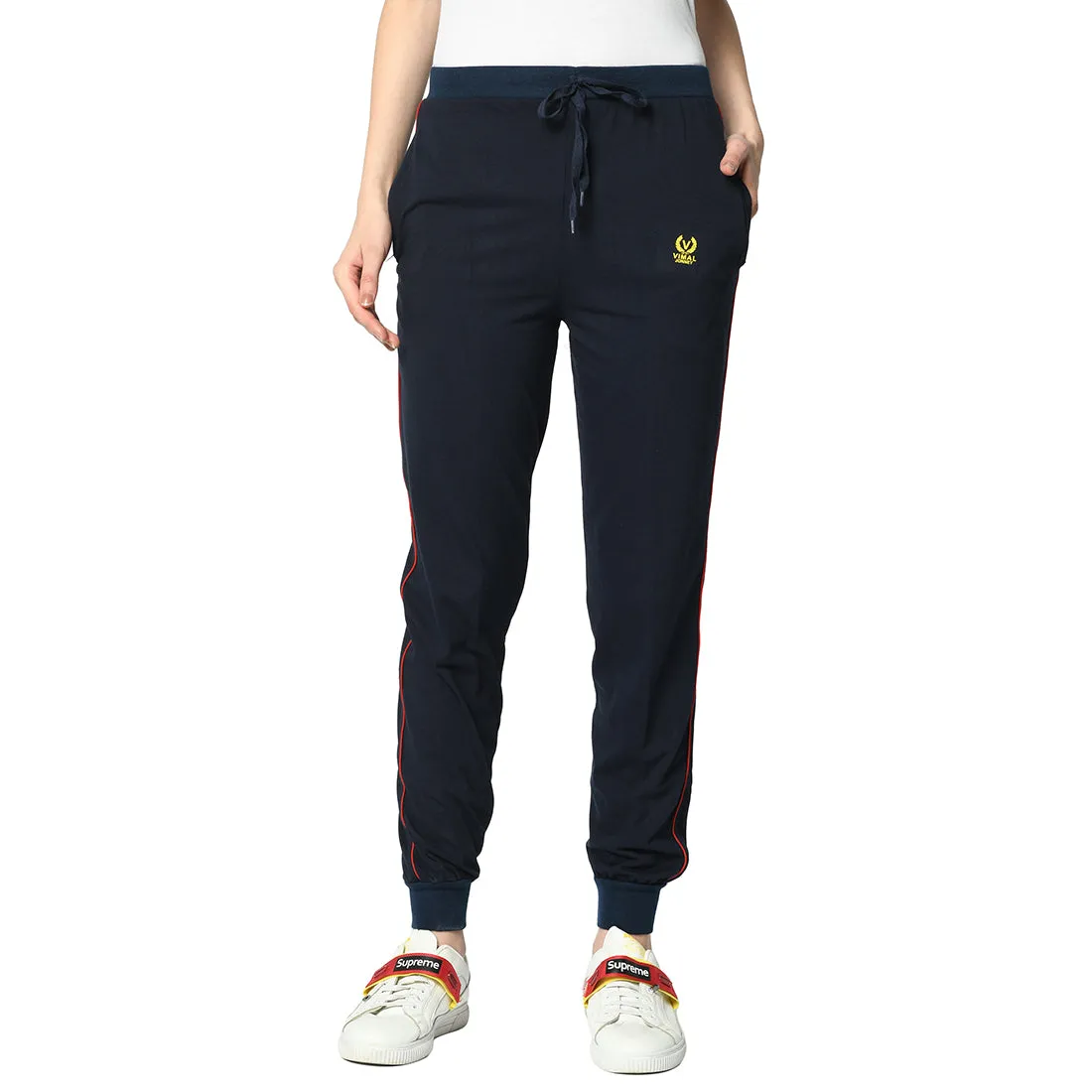 Vimal Jonney Blue Trackpant For Women's