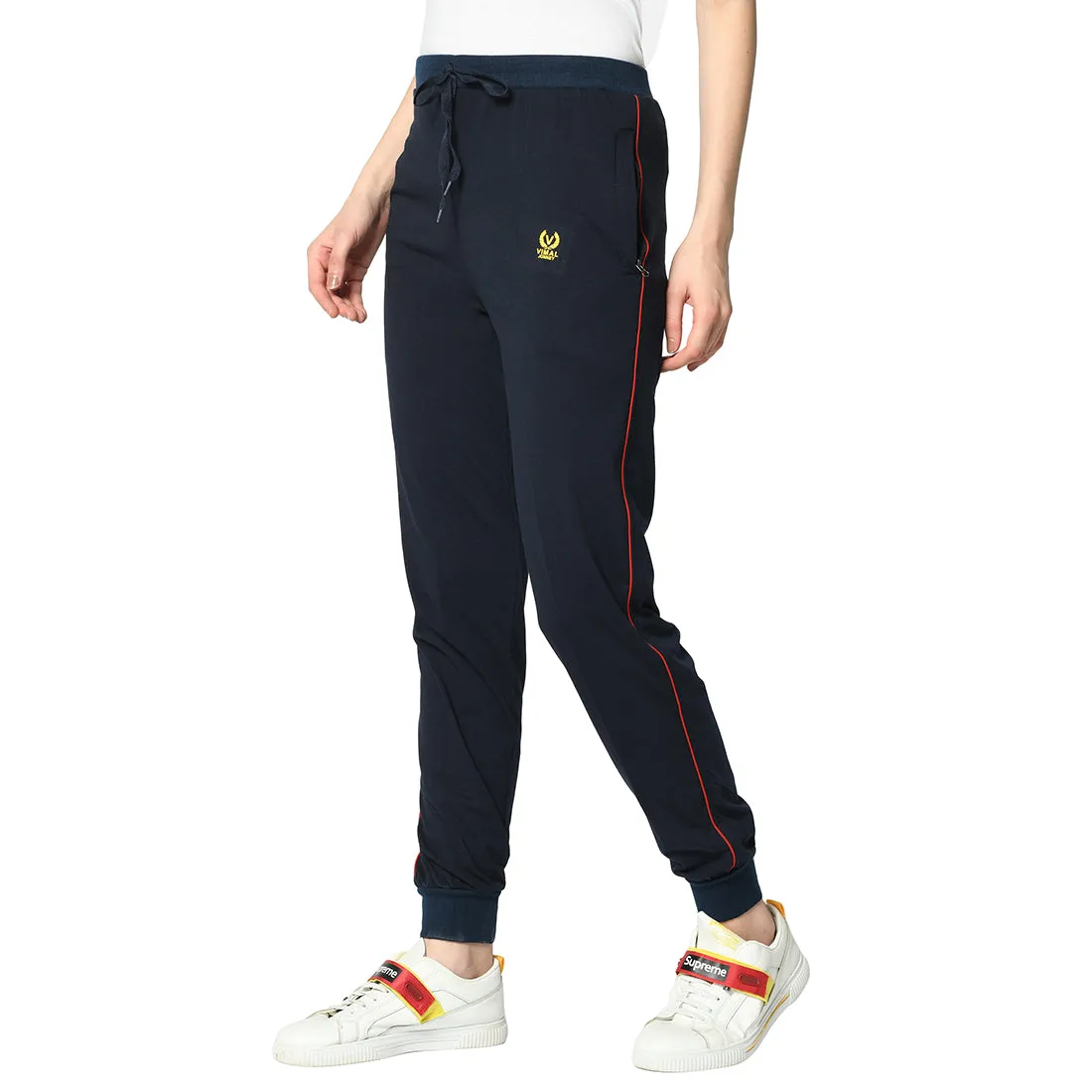 Vimal Jonney Blue Trackpant For Women's