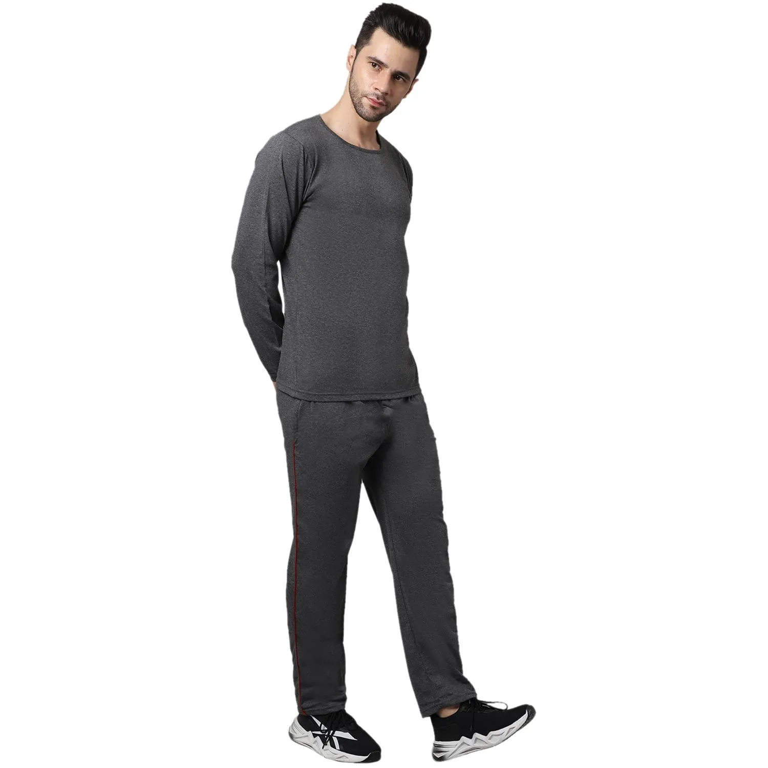 Vimal Jonney Cotton Anthracite Tracksuit for Men