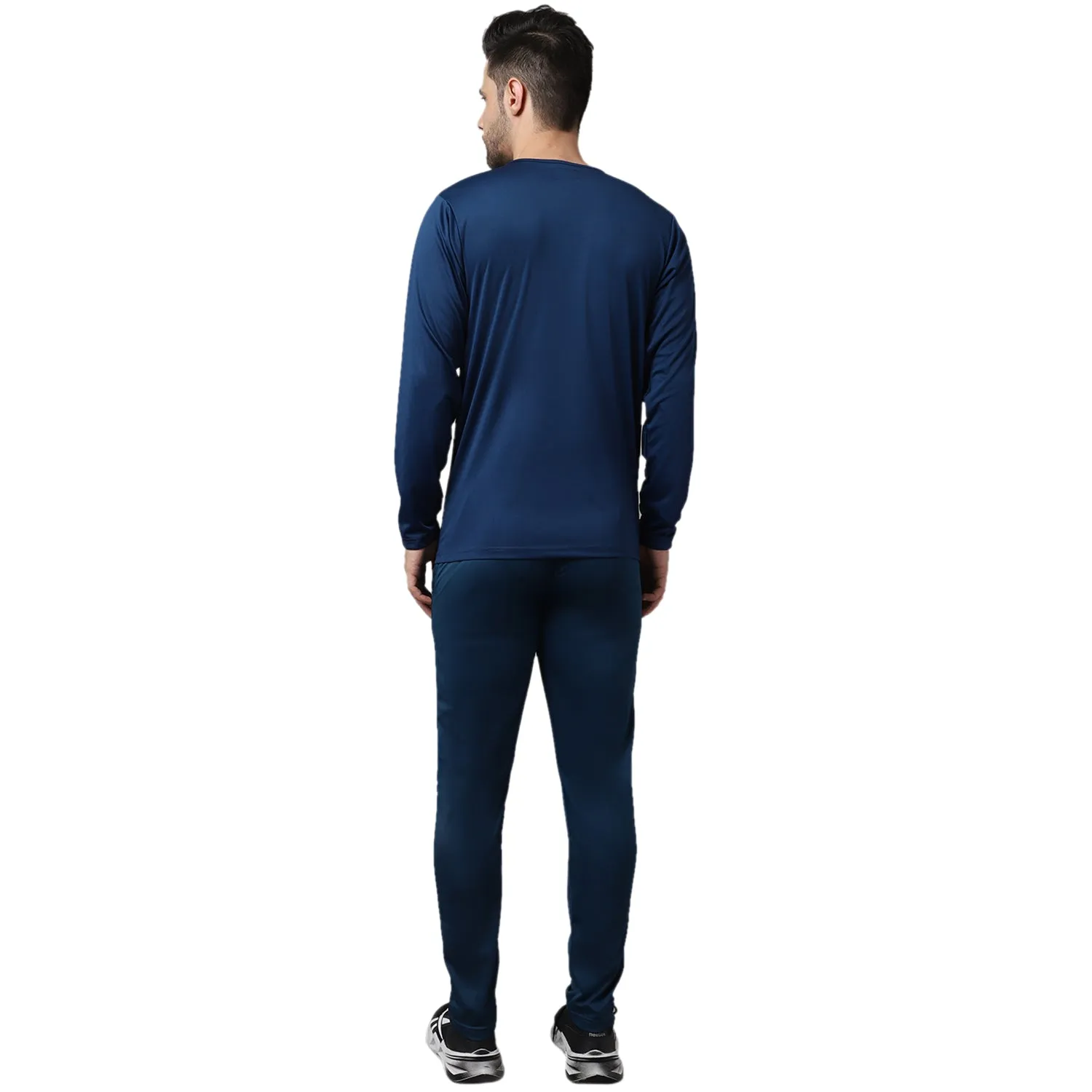 Vimal Jonney Dryfit Lycra Blue Tracksuit for Men