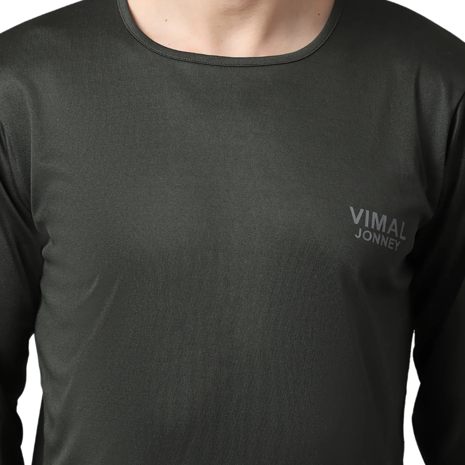 Vimal Jonney Dryfit Lycra Olive Tracksuit for Men