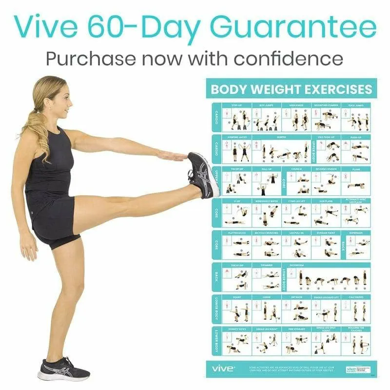 Vive Health Bodyweight Workout Poster