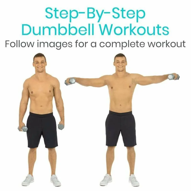 Vive Health Dumbbell Exercise Workout Poster