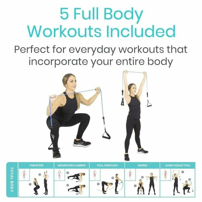 Vive Health Resistance Band Workout Poster