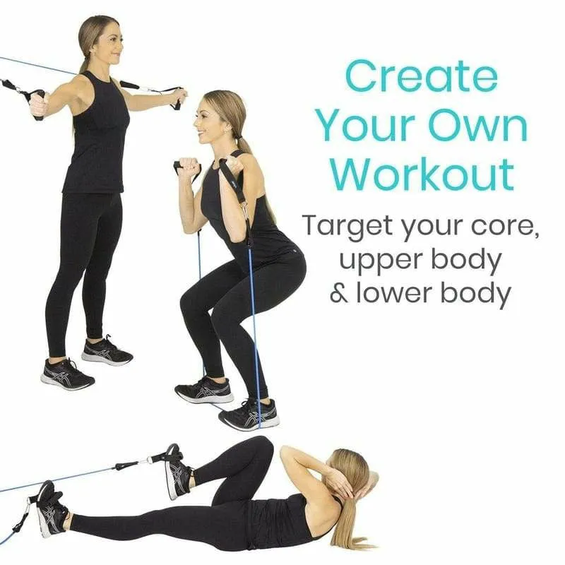 Vive Health Resistance Band Workout Poster