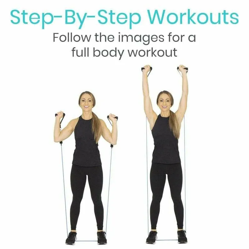 Vive Health Resistance Band Workout Poster