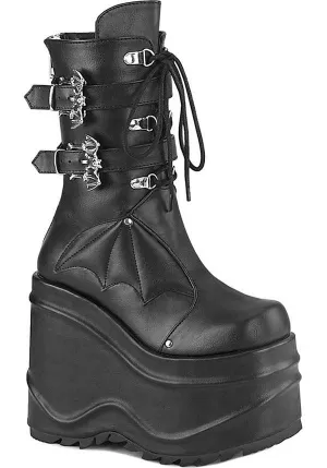 WAVE-150 [Black] | PLATFORM BOOTS [PREORDER]