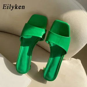 Wenkouban Women Brand Slippers 2022 Summer Outdoor Beach Flip Flop Open Toe Flat Casual Low Heel Leisure Sandal Female Slides