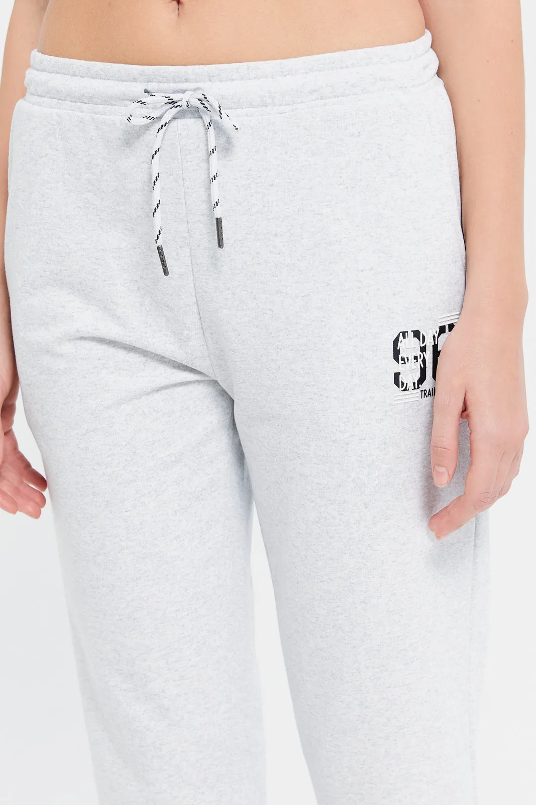 Women Grey Basic Track Pants