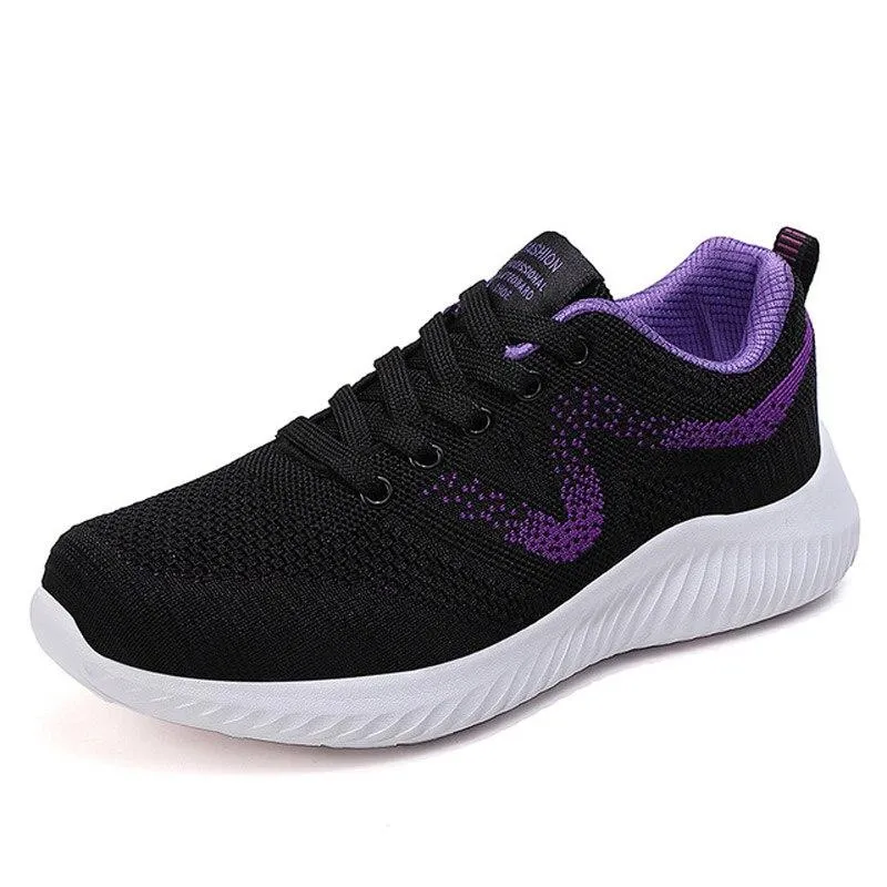 women shoes lace-up mesh breathable casual shoes women sneakers footwear female shoe walking