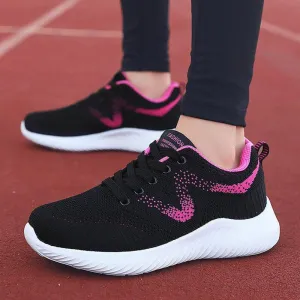 women shoes lace-up mesh breathable casual shoes women sneakers footwear female shoe walking