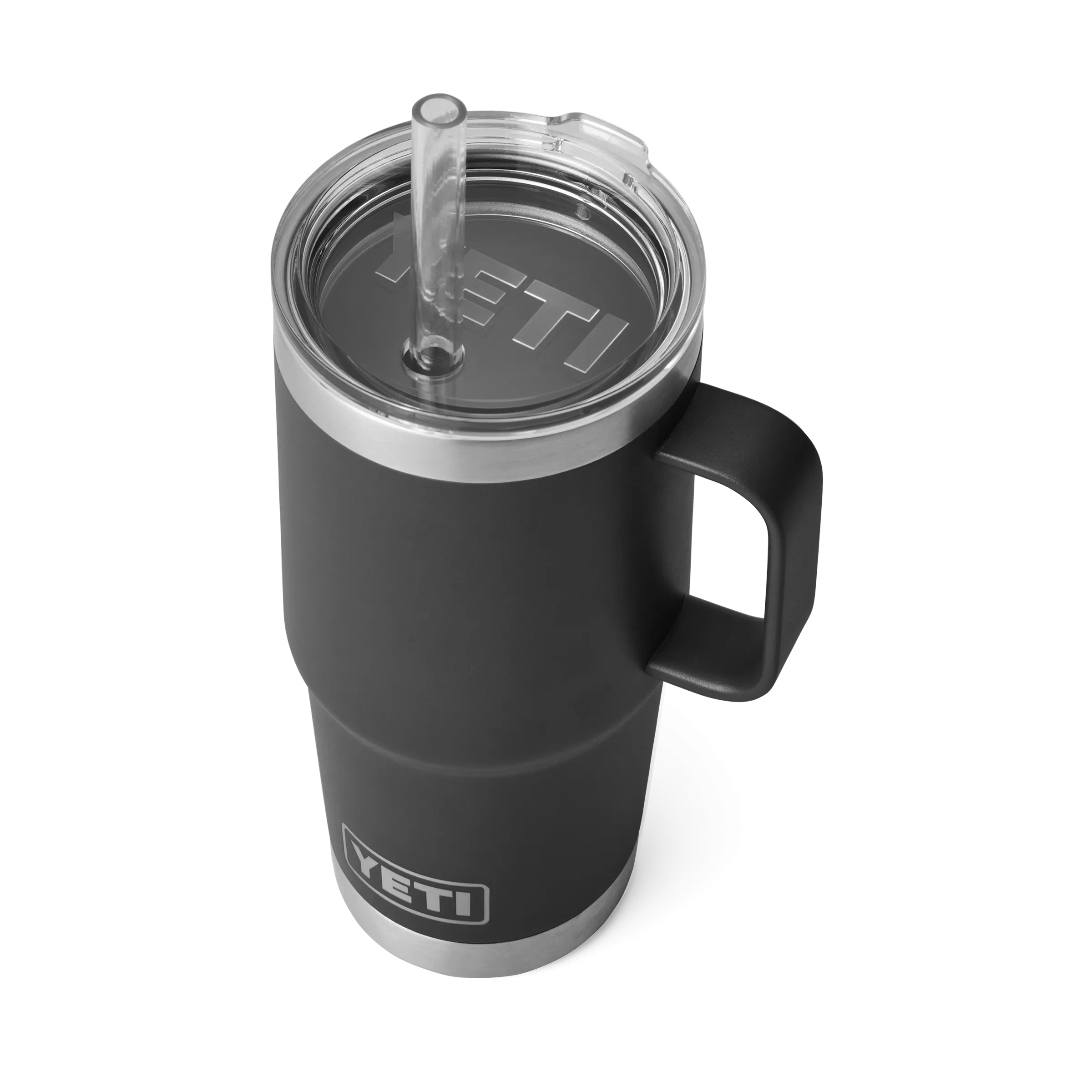 Yeti Rambler 25oz Mug With Straw Lid - Black