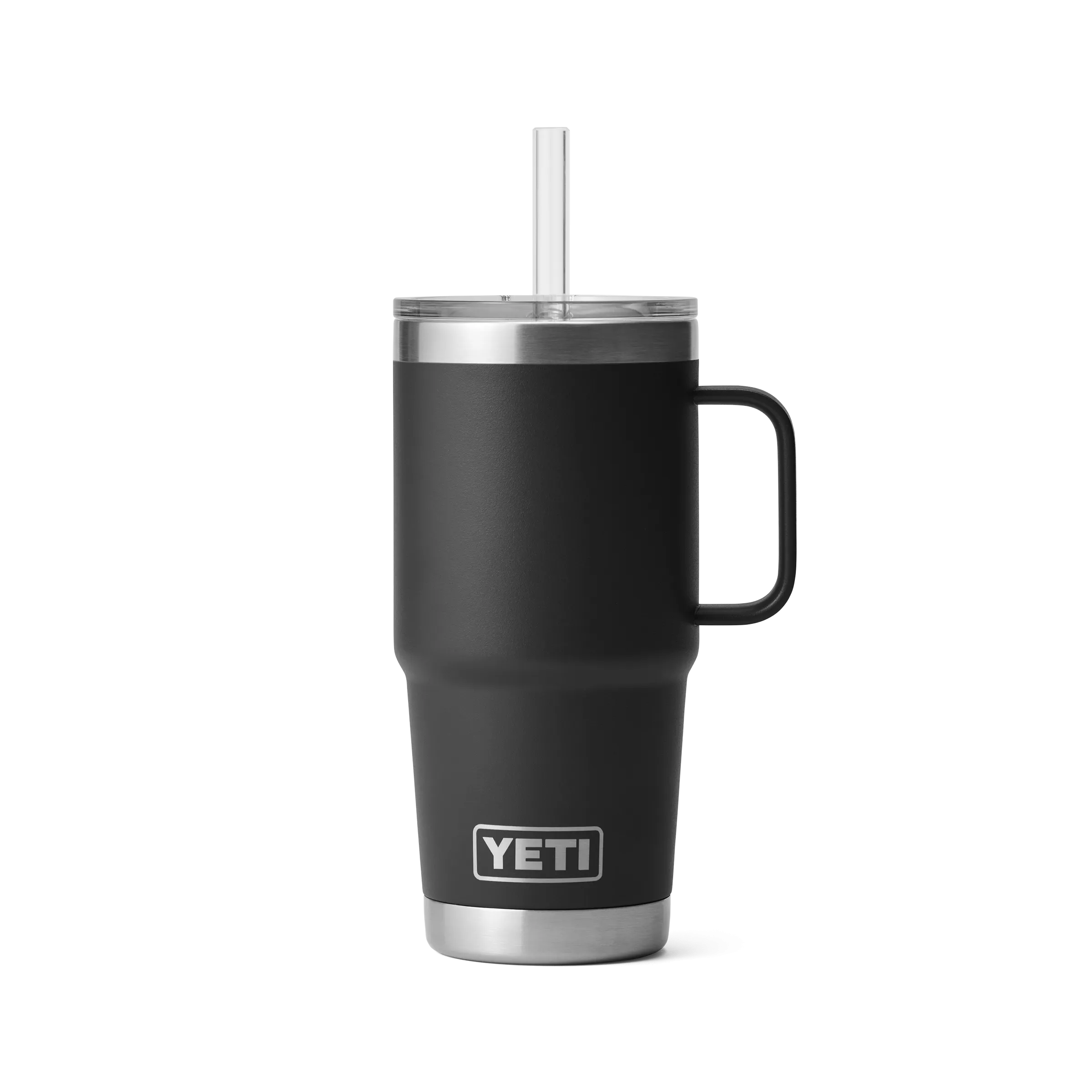 Yeti Rambler 25oz Mug With Straw Lid - Black