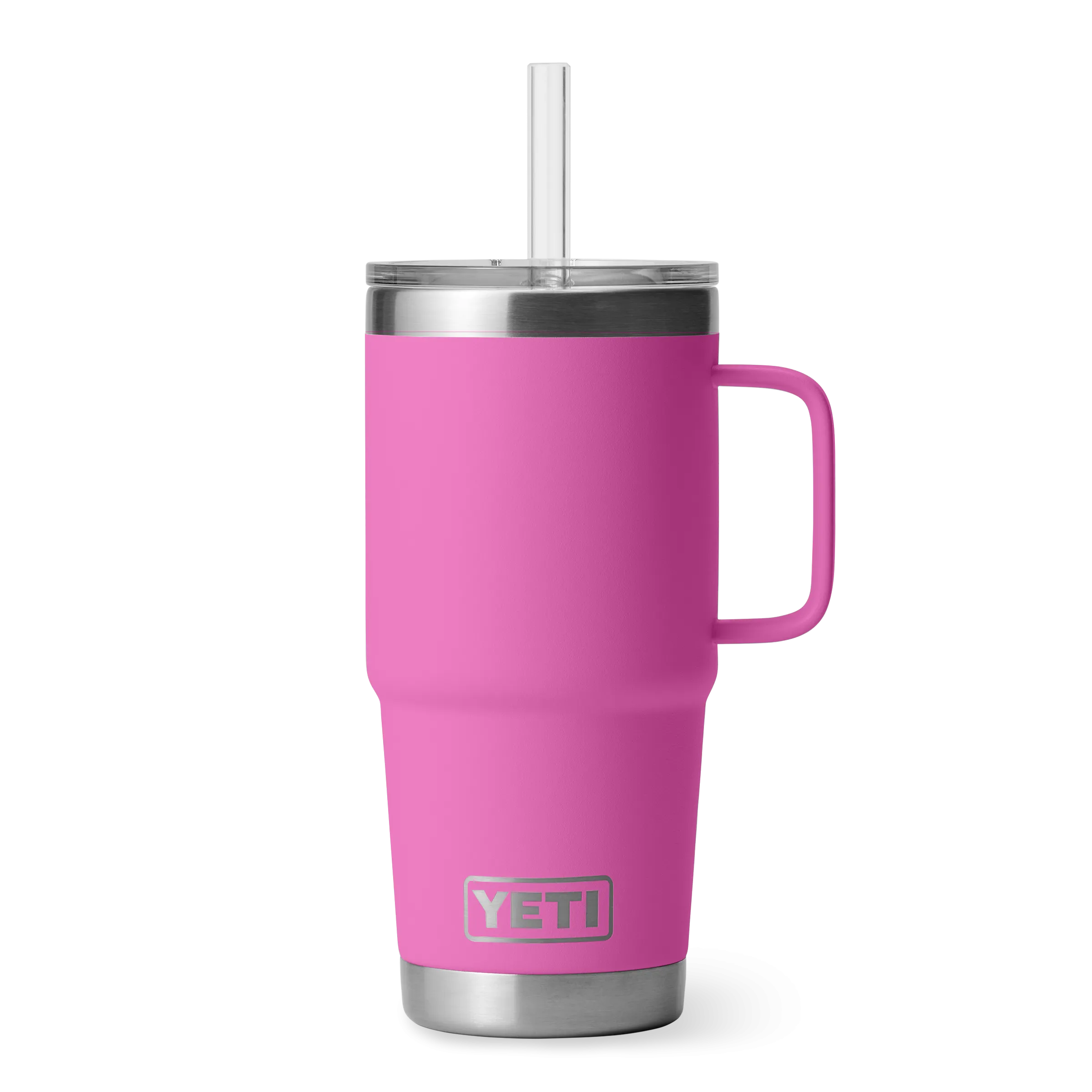 Yeti Rambler 25oz Mug With Straw Lid - Wildflower Fuchsia