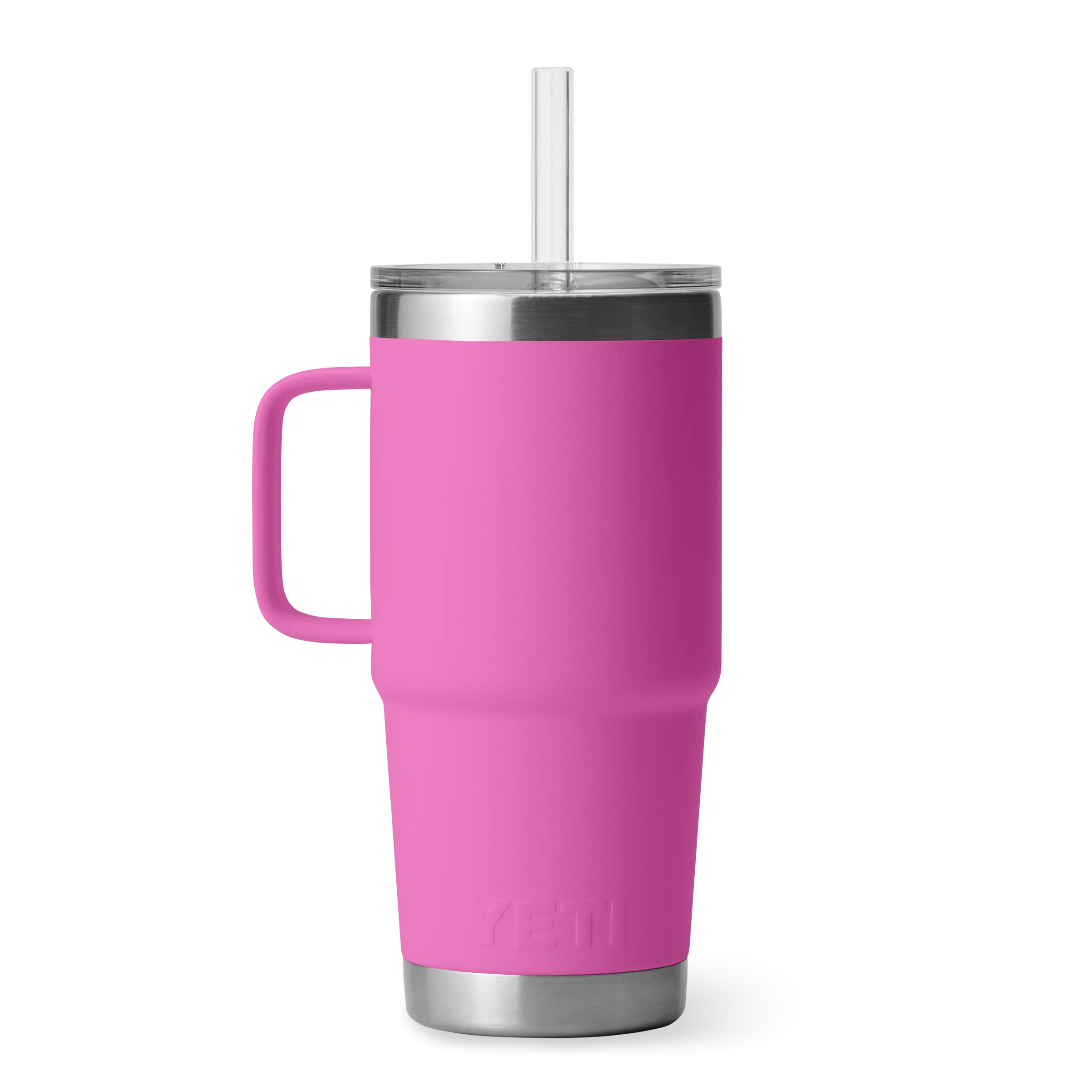 Yeti Rambler 25oz Mug With Straw Lid - Wildflower Fuchsia