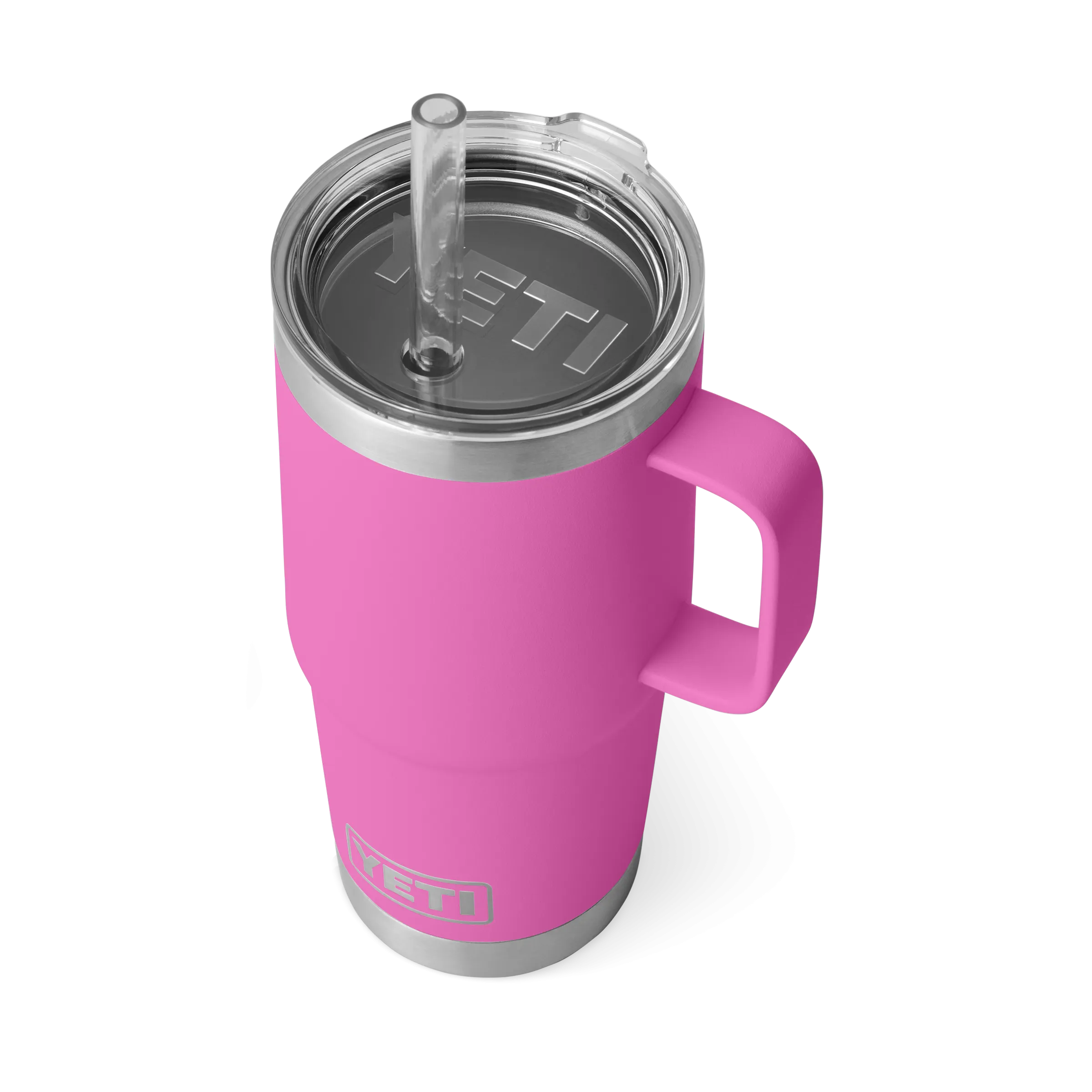 Yeti Rambler 25oz Mug With Straw Lid - Wildflower Fuchsia