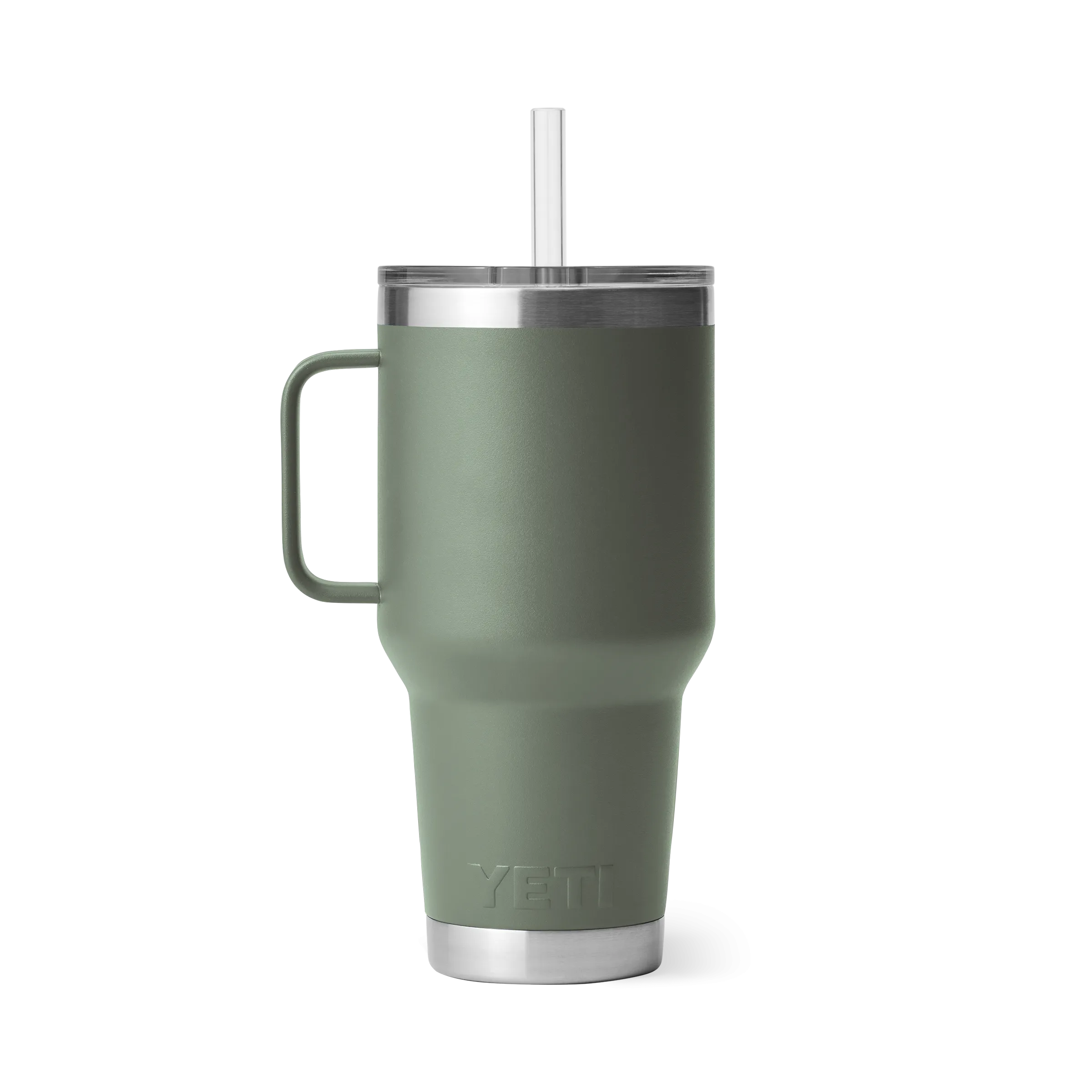 Yeti Rambler 35oz Mug With Straw Lid - Camp Green