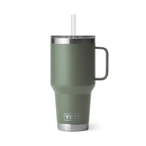 Yeti Rambler 35oz Mug With Straw Lid - Camp Green