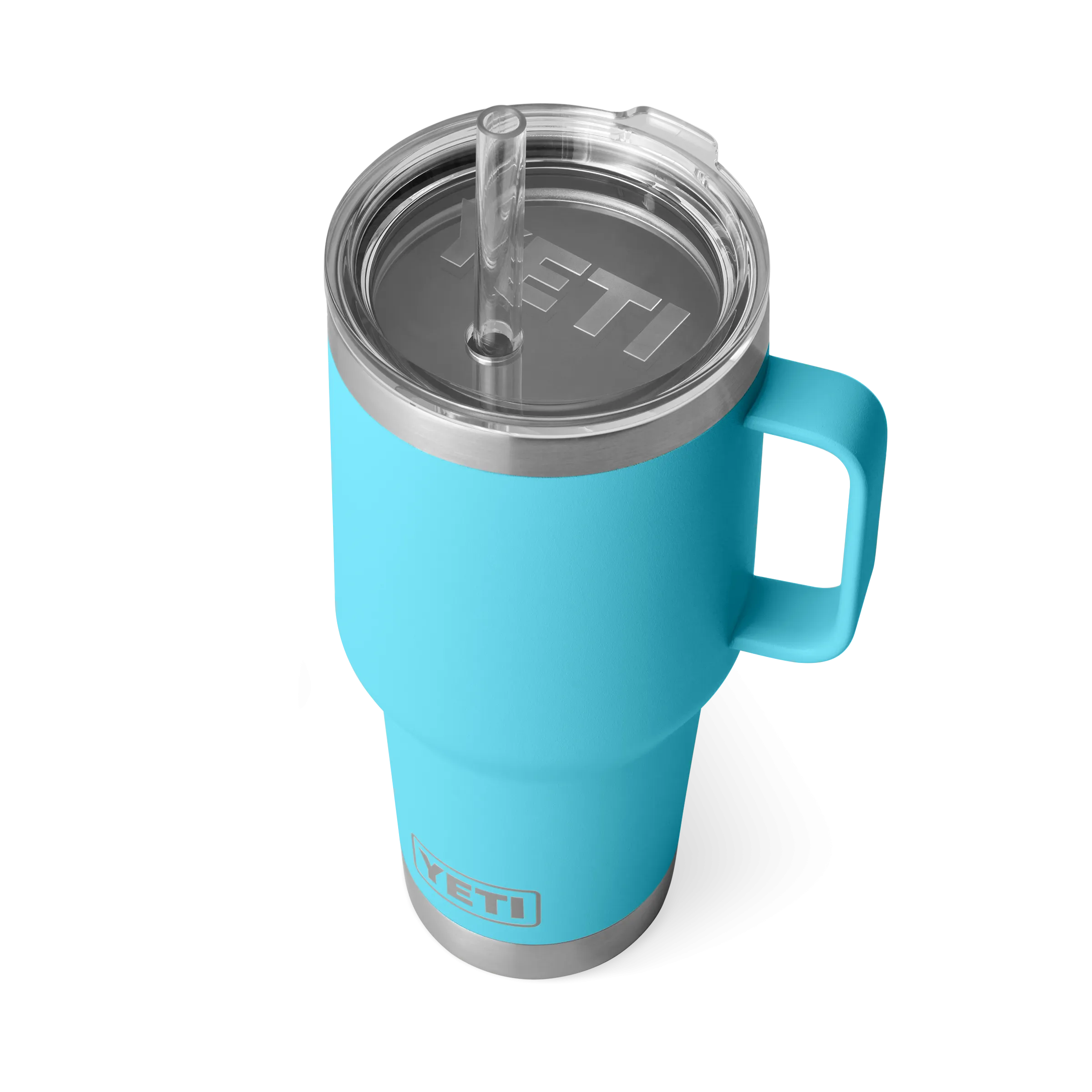 Yeti Rambler 35oz Mug With Straw Lid - Reef Blue