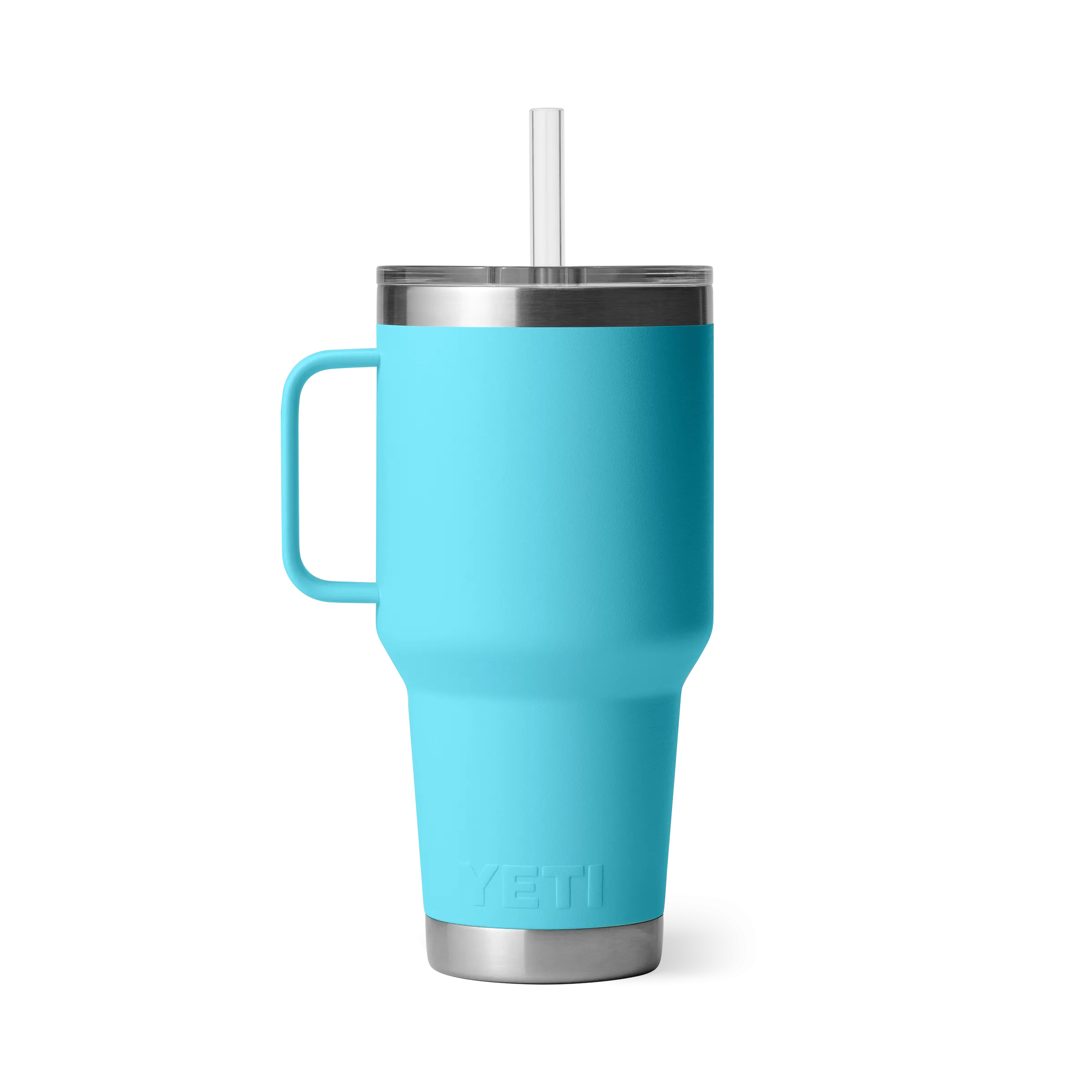 Yeti Rambler 35oz Mug With Straw Lid - Reef Blue