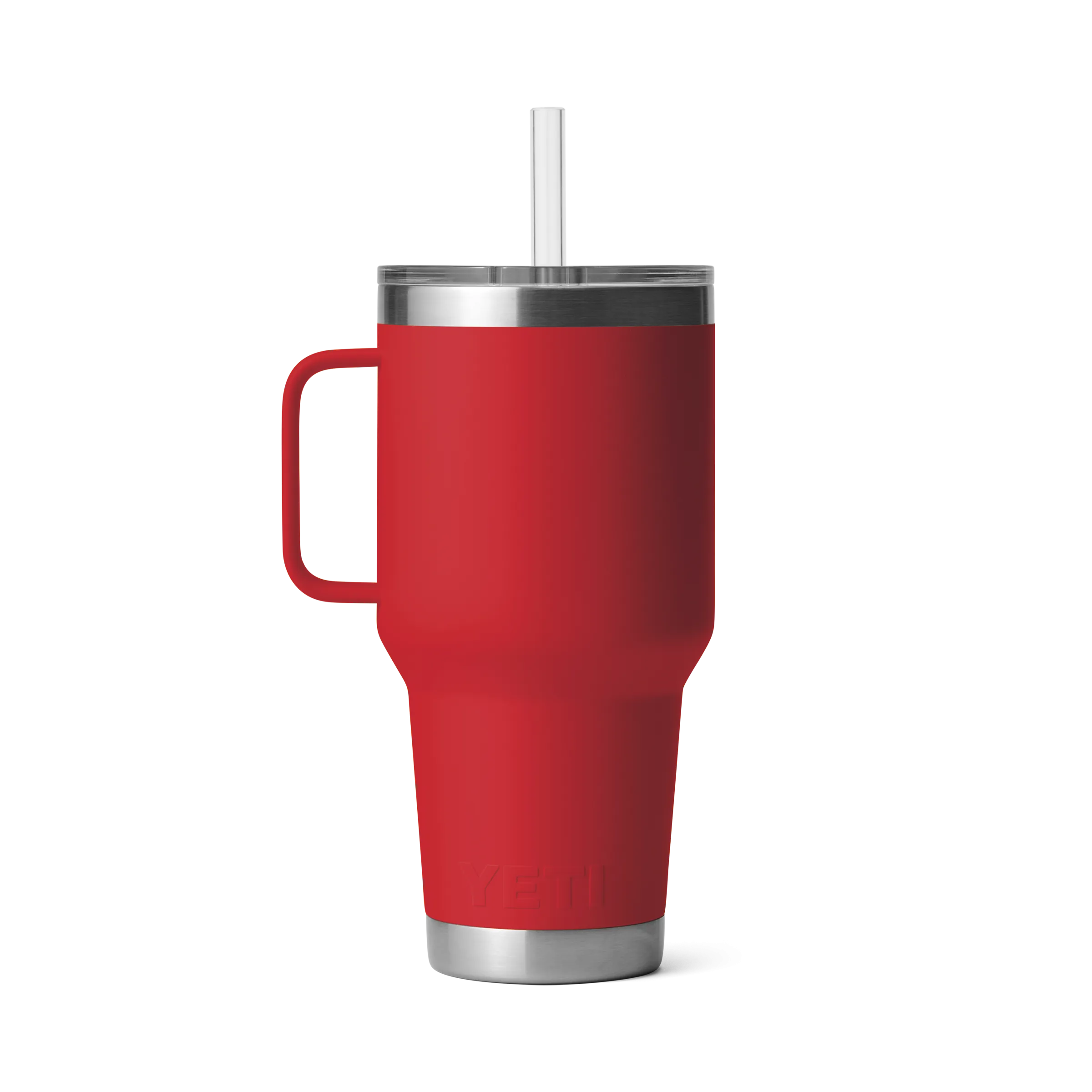 Yeti Rambler 35oz Mug With Straw Lid - Rescue Red