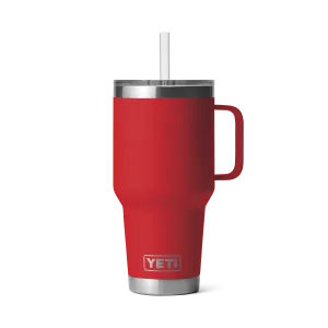 Yeti Rambler 35oz Mug With Straw Lid - Rescue Red